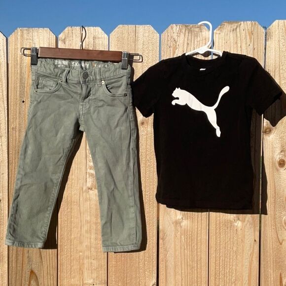 Gymboree and Puma Other - Take 50% OFF- Boys Mix Match 2pcs Tee and Pants, Size-3T